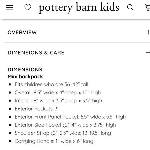 Pottery Barn Kids Accessories Disneys Toy Story Mini Potterybarn Kids Backpack Poshmark